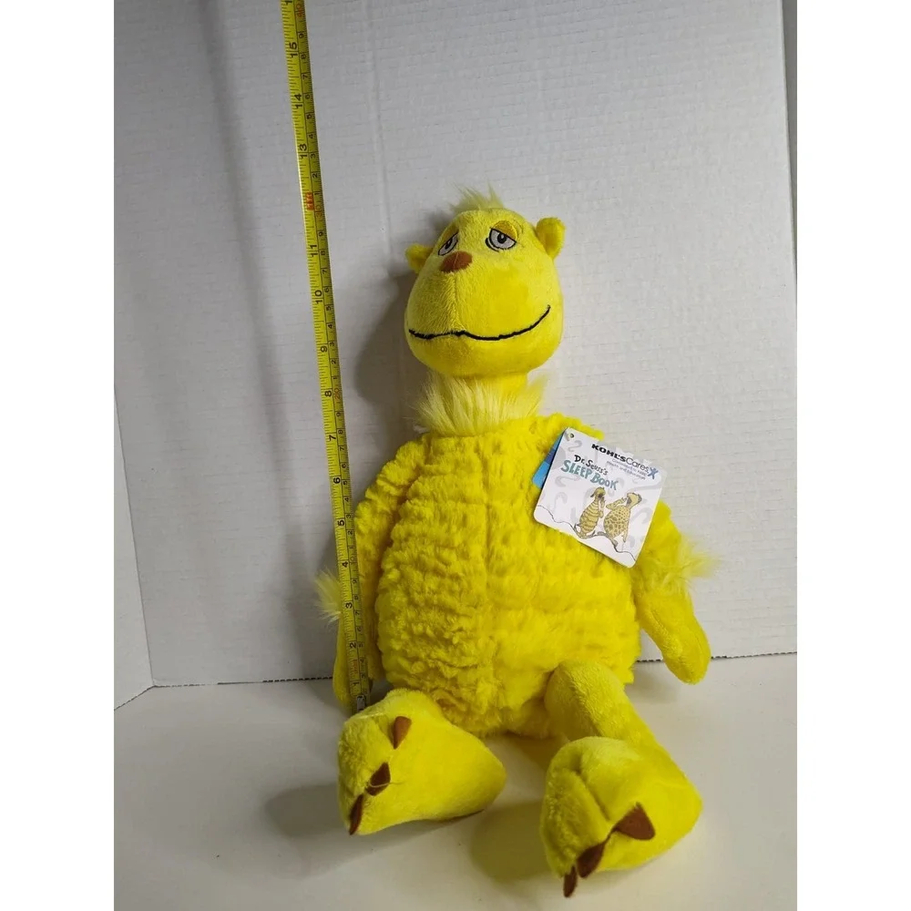New Kohls Cares Dr. Suess Snoozapalooza Sneetch Plush Lovey Yellow 2012 Kohl's